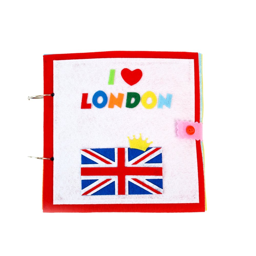 I love LONDON - Quiet book - LittleBean's Toy Chest