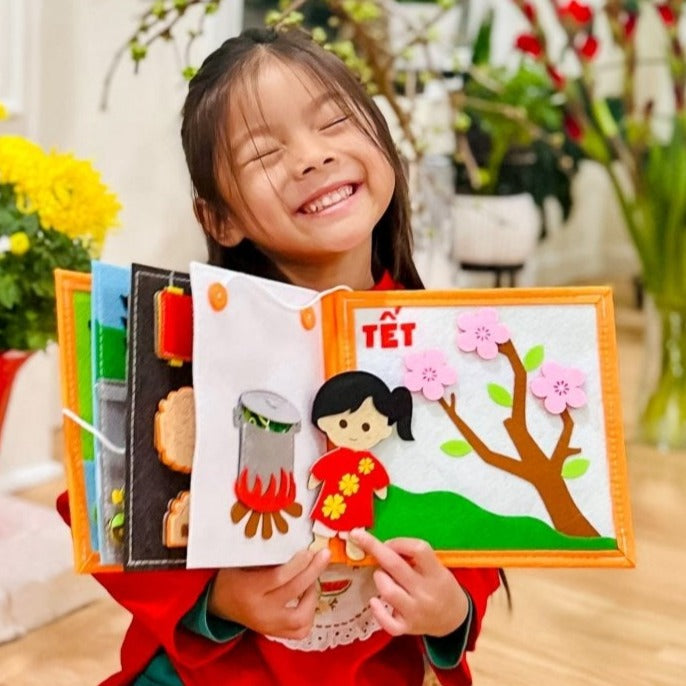 I love Vietnam - Quiet book - LittleBean's Toy Chest