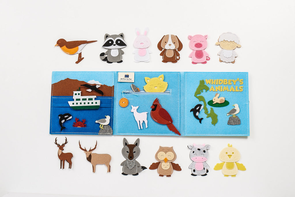 Whidbey's Animals Quiet Book - LittleBean's Toy Chest
