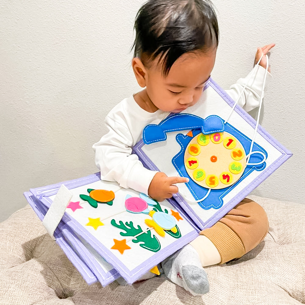 Quiet books for babies (1-2 years old) |  LittleBean's Toy Chest