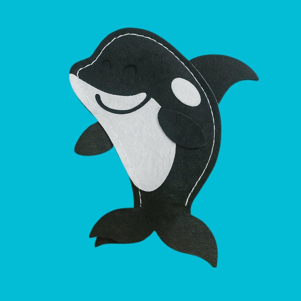 Animals of the Salish Sea: Handmade Felt Finger Puppet Set for Kids - LittleBean's Toy Chest