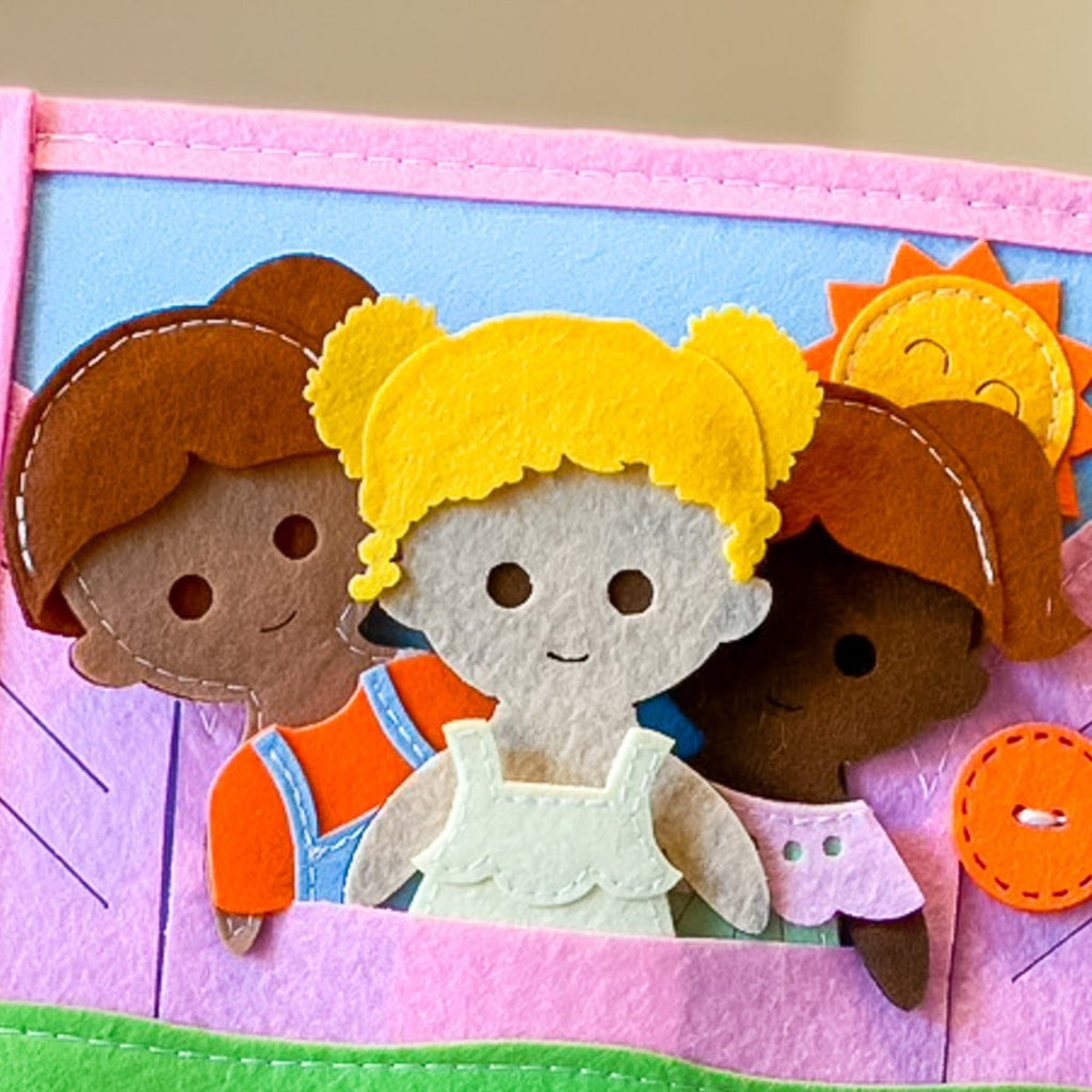 Customized multicultural doll | Felt doll - LittleBean's Toy Chest