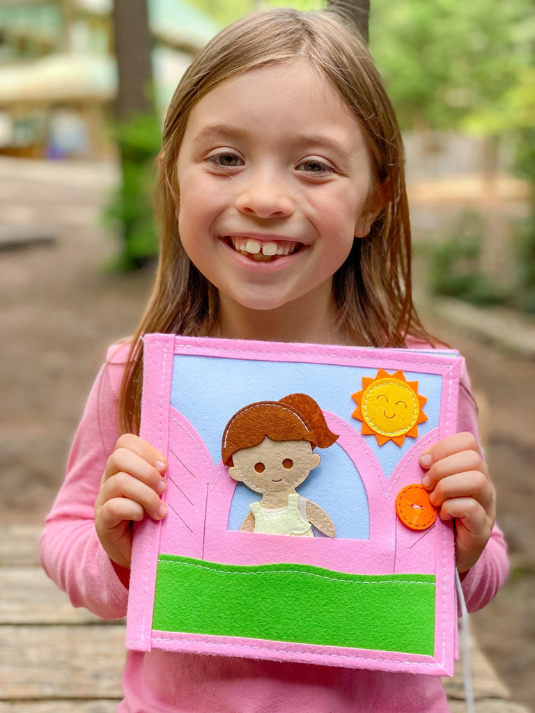 Everyday Life (Pink - Often for Girls) - Quiet Book - LittleBean's Toy Chest