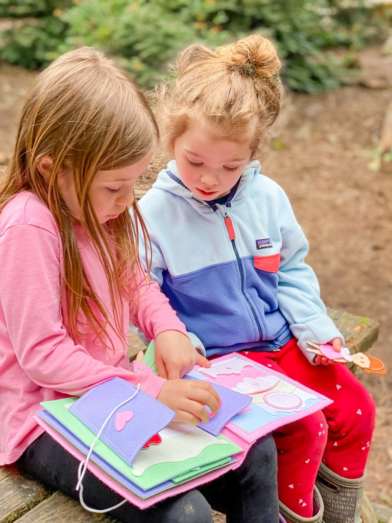 Everyday Life (Pink - Often for Girls) - Quiet Book - LittleBean's Toy Chest