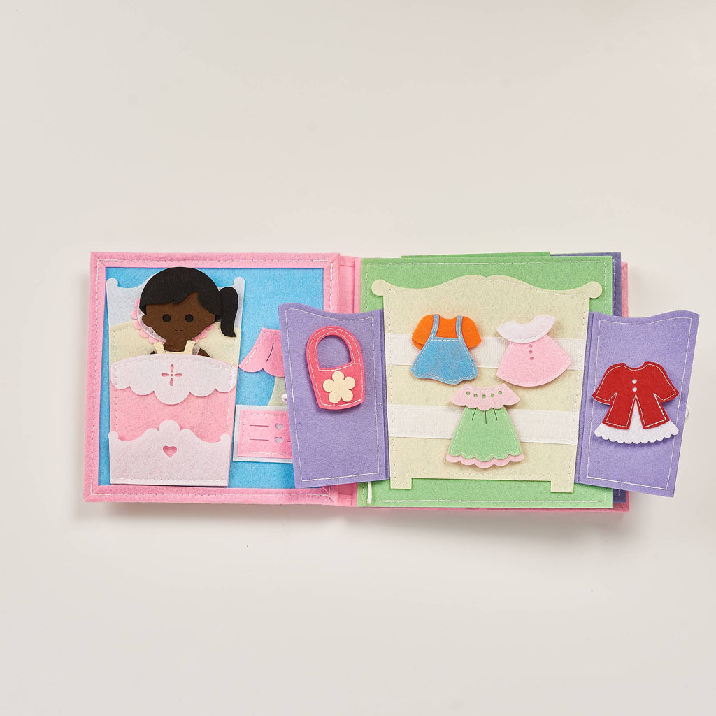 Everyday Life (Pink - Often for Girls) - Quiet Book - LittleBean's Toy Chest