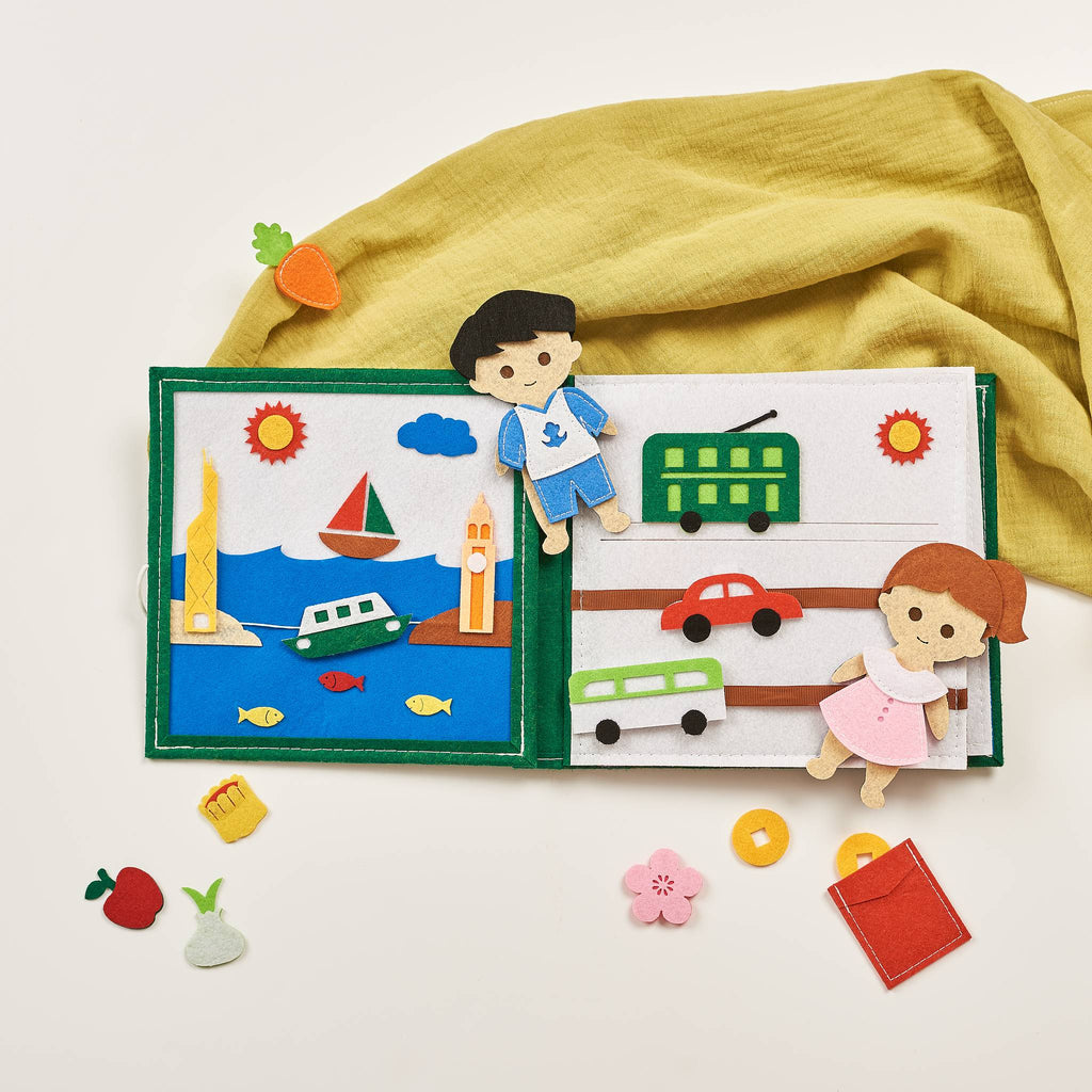 I LOVE HONG KONG - Quiet Book - LittleBean's Toy Chest