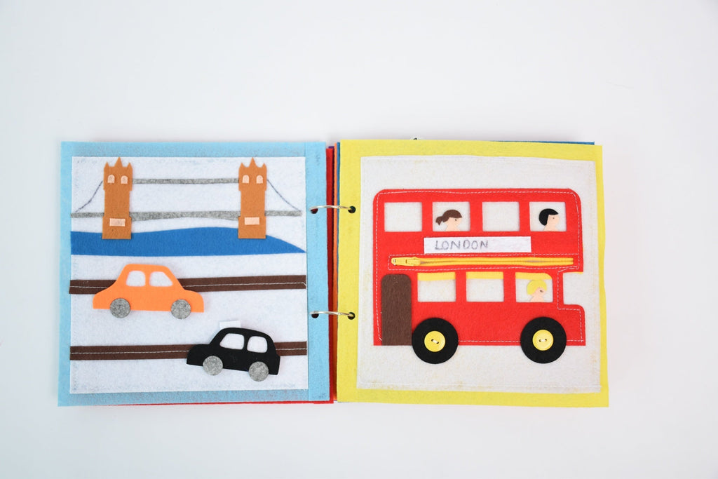I love LONDON - Quiet book - LittleBean's Toy Chest