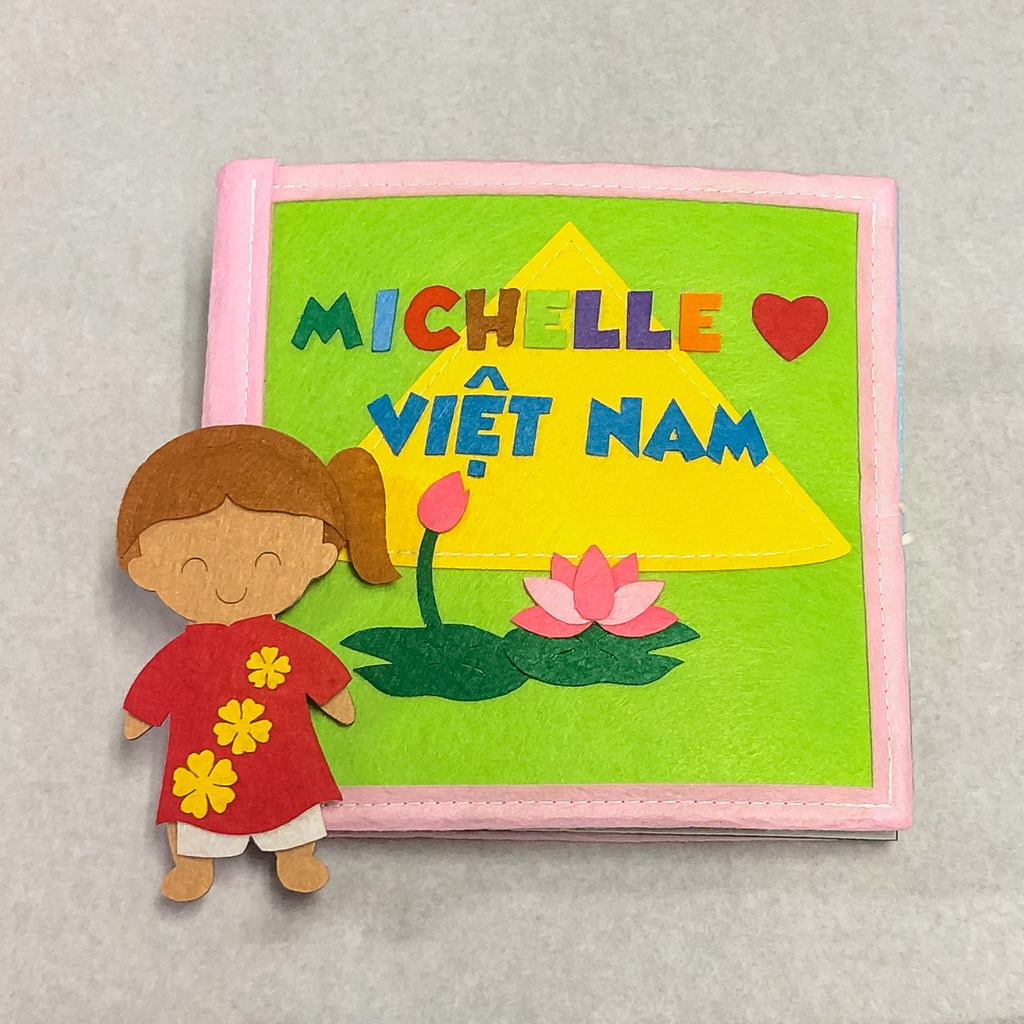 I love Vietnam - Quiet book - LittleBean's Toy Chest