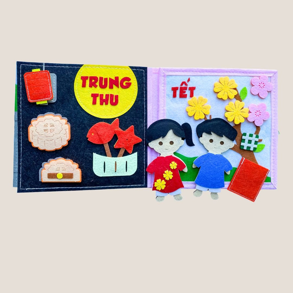 I love Vietnam - Quiet book - LittleBean's Toy Chest