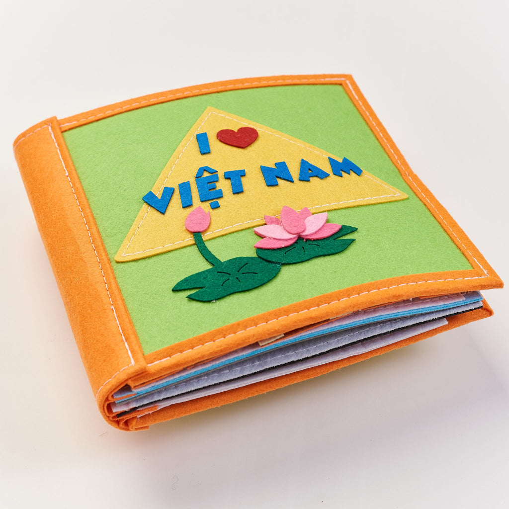 I love Vietnam - Quiet book - LittleBean's Toy Chest