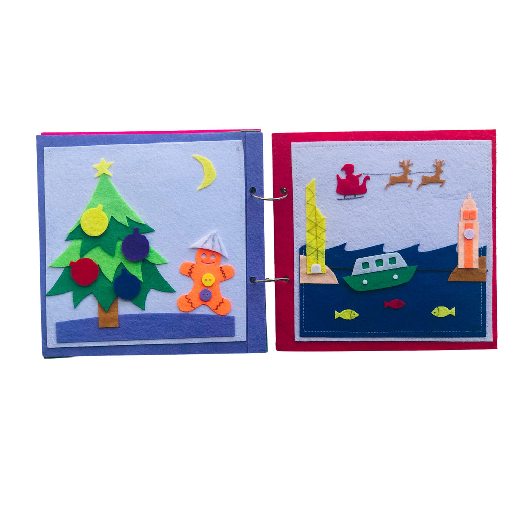 Merry Christmas Hong Kong | Quiet Book | Christmas activity book - LittleBean's Toy Chest