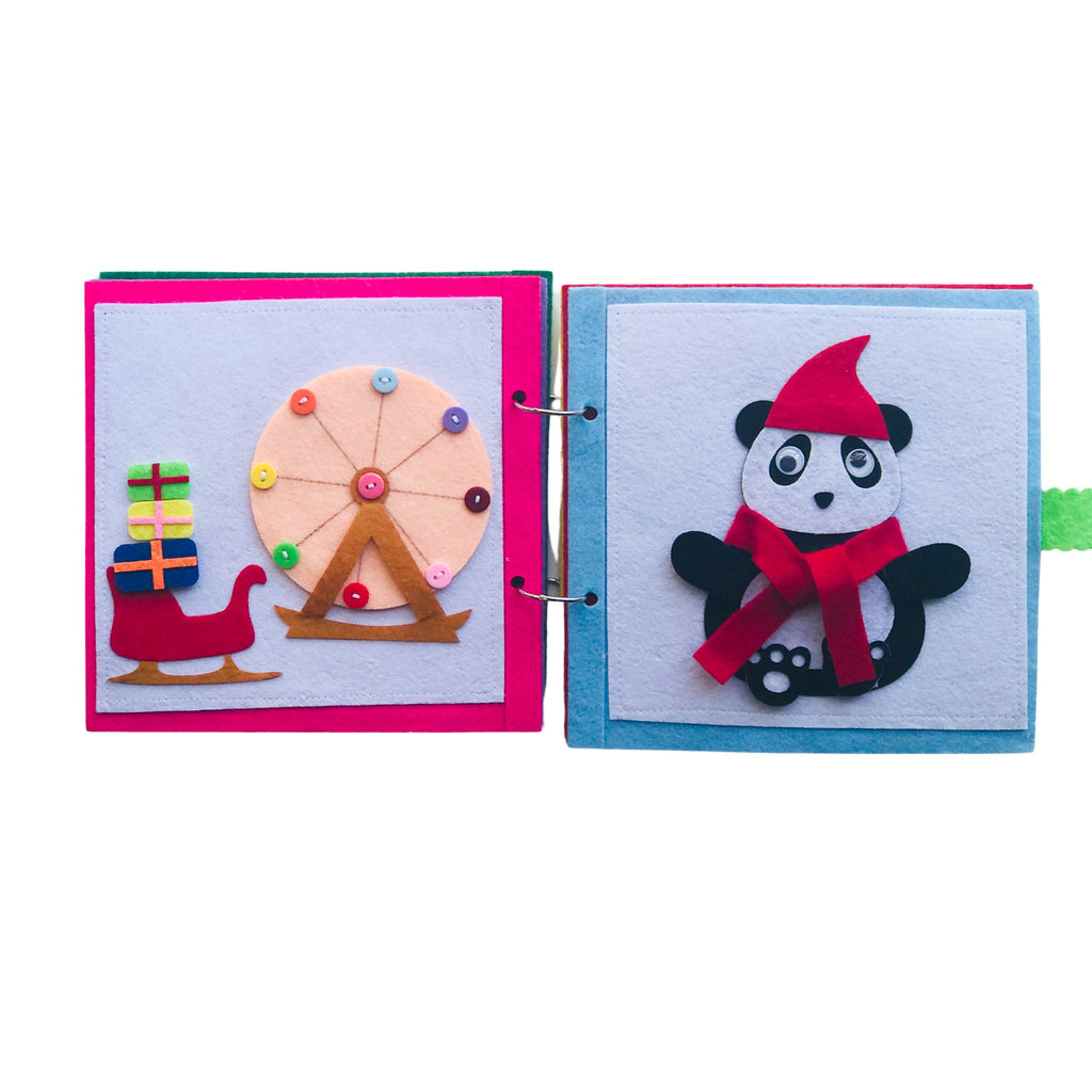 Merry Christmas Hong Kong | Quiet Book | Christmas activity book - LittleBean's Toy Chest