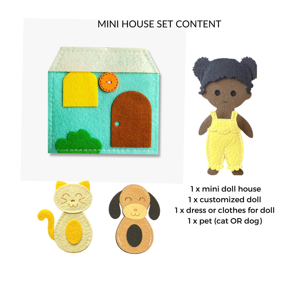 Mini Doll House | Mini Quiet Book - LittleBean's Toy Chest
