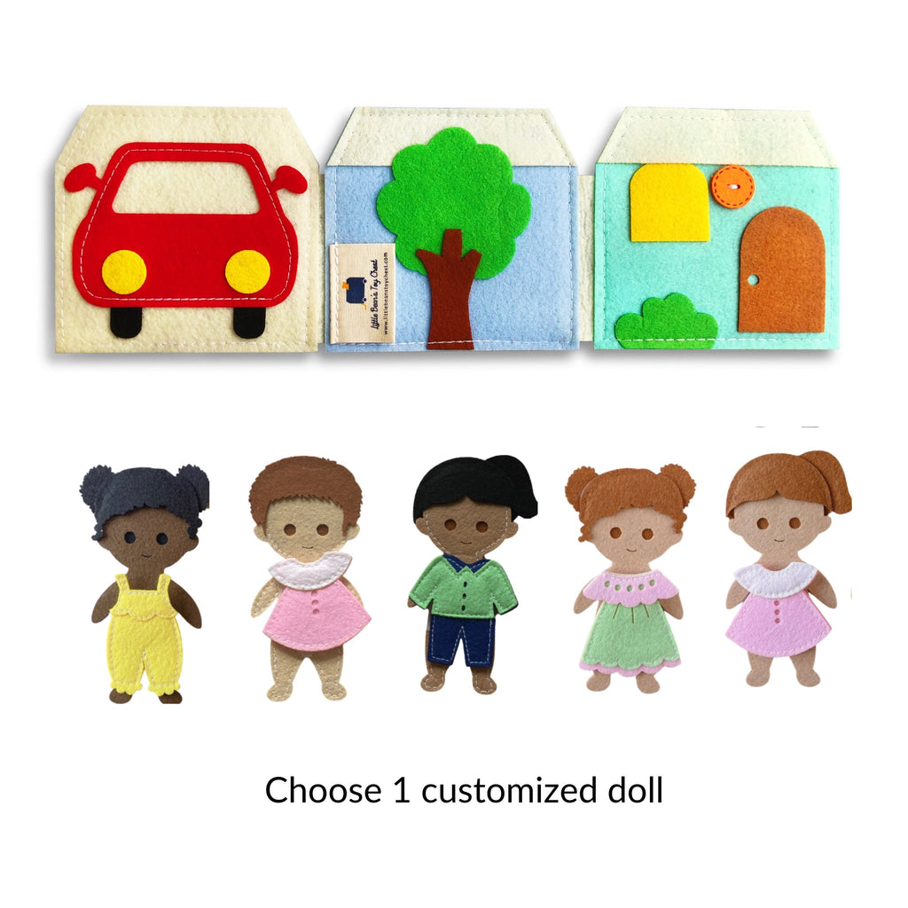 Mini Doll House | Mini Quiet Book - LittleBean's Toy Chest