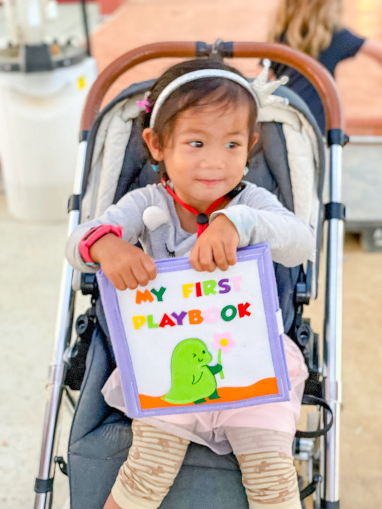 My First Playbook (or My Travel Book) - Quiet Book - LittleBean's Toy Chest