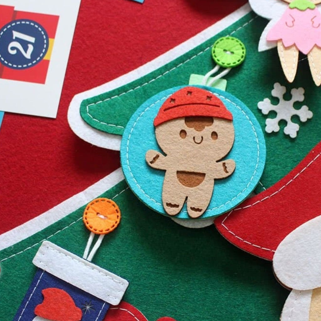 Personalized Felt Christmas Tree & Advent Calendar Set - Little Bean's Toy Chest - LittleBean's Toy Chest