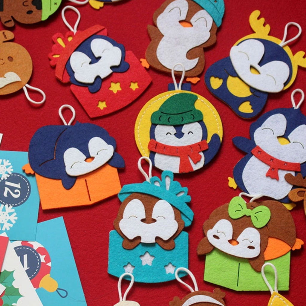 Personalized Felt Christmas Tree & Advent Calendar Set - Little Bean's Toy Chest - LittleBean's Toy Chest