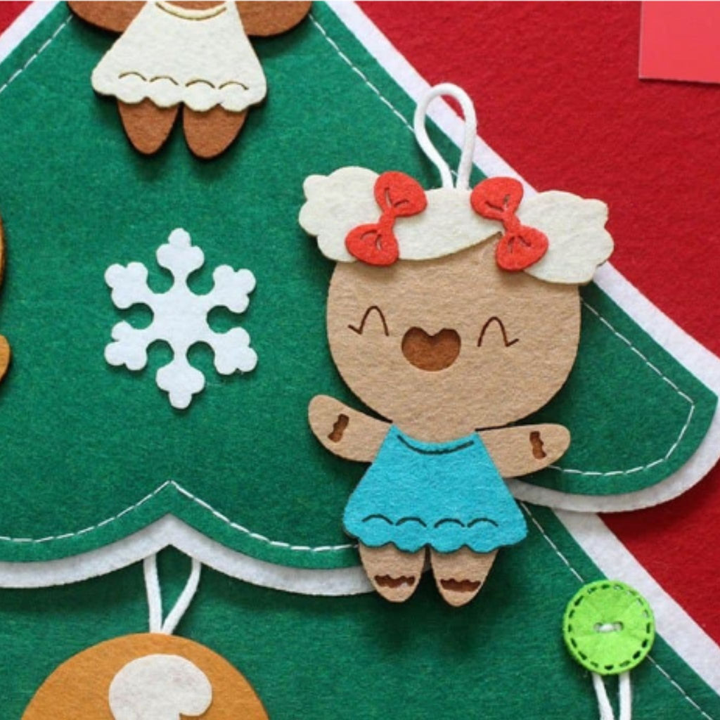 Personalized Felt Christmas Tree & Advent Calendar Set - Little Bean's Toy Chest - LittleBean's Toy Chest