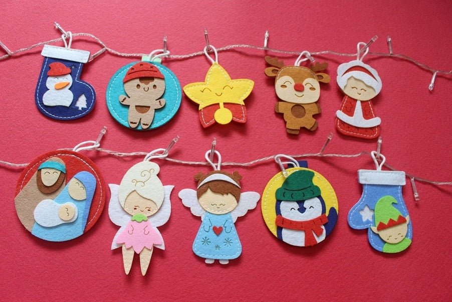 Personalized Felt Christmas Tree & Advent Calendar Set - Little Bean's Toy Chest - LittleBean's Toy Chest