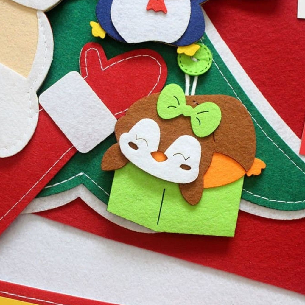 Personalized Felt Christmas Tree & Advent Calendar Set - Little Bean's Toy Chest - LittleBean's Toy Chest