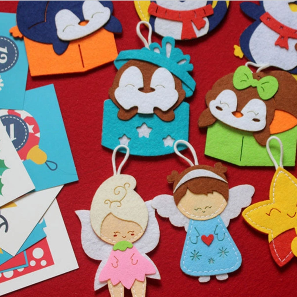 Personalized Felt Christmas Tree & Advent Calendar Set - Little Bean's Toy Chest - LittleBean's Toy Chest