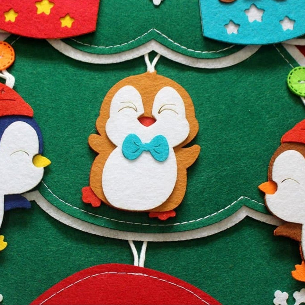 Personalized Felt Christmas Tree & Advent Calendar Set - Little Bean's Toy Chest - LittleBean's Toy Chest
