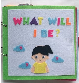 What will I be? - Quiet book PDF - LittleBean's Toy Chest